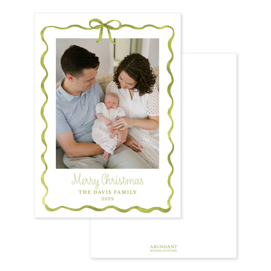 Baubles Bow Frame Green