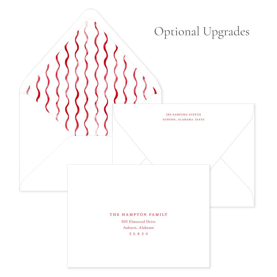 Baubles Bow Frame Red