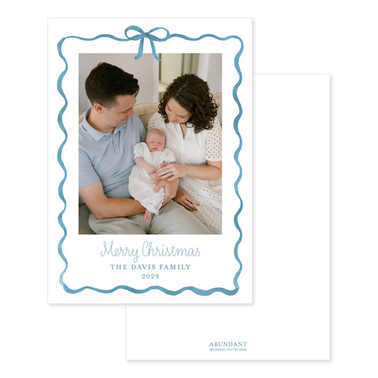 Baubles Bow Frame Blue