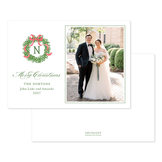 Boxwood Wreath Red Landscape