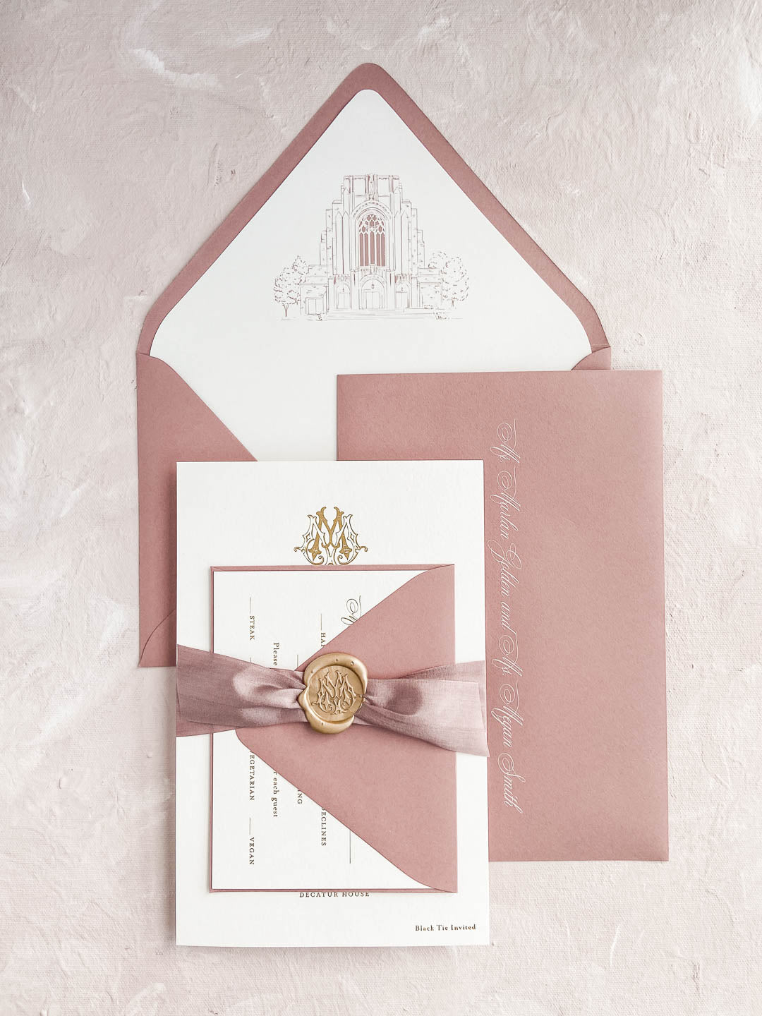 Venue Illustration Envelope Liners
