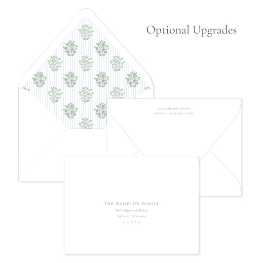 Block Print Stripe Blue Landscape