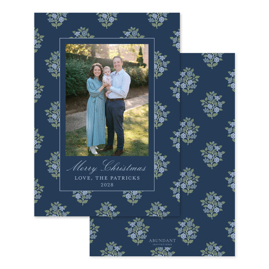 Block Print Blue