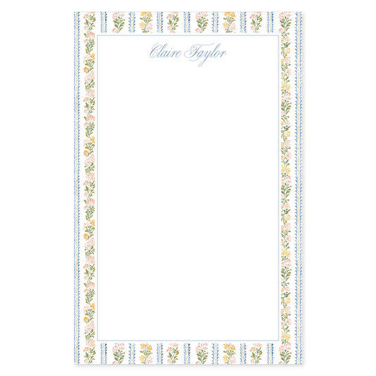 Botanical Stripe Notepad