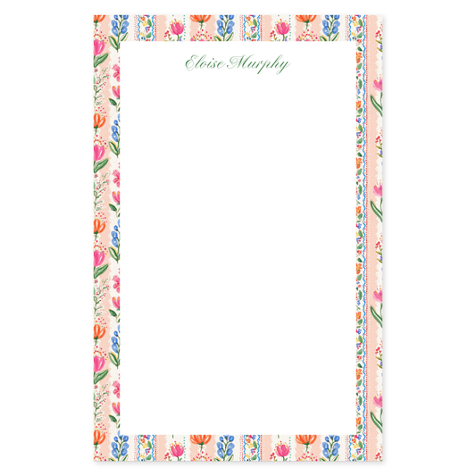 Bright Blossoms Notepad