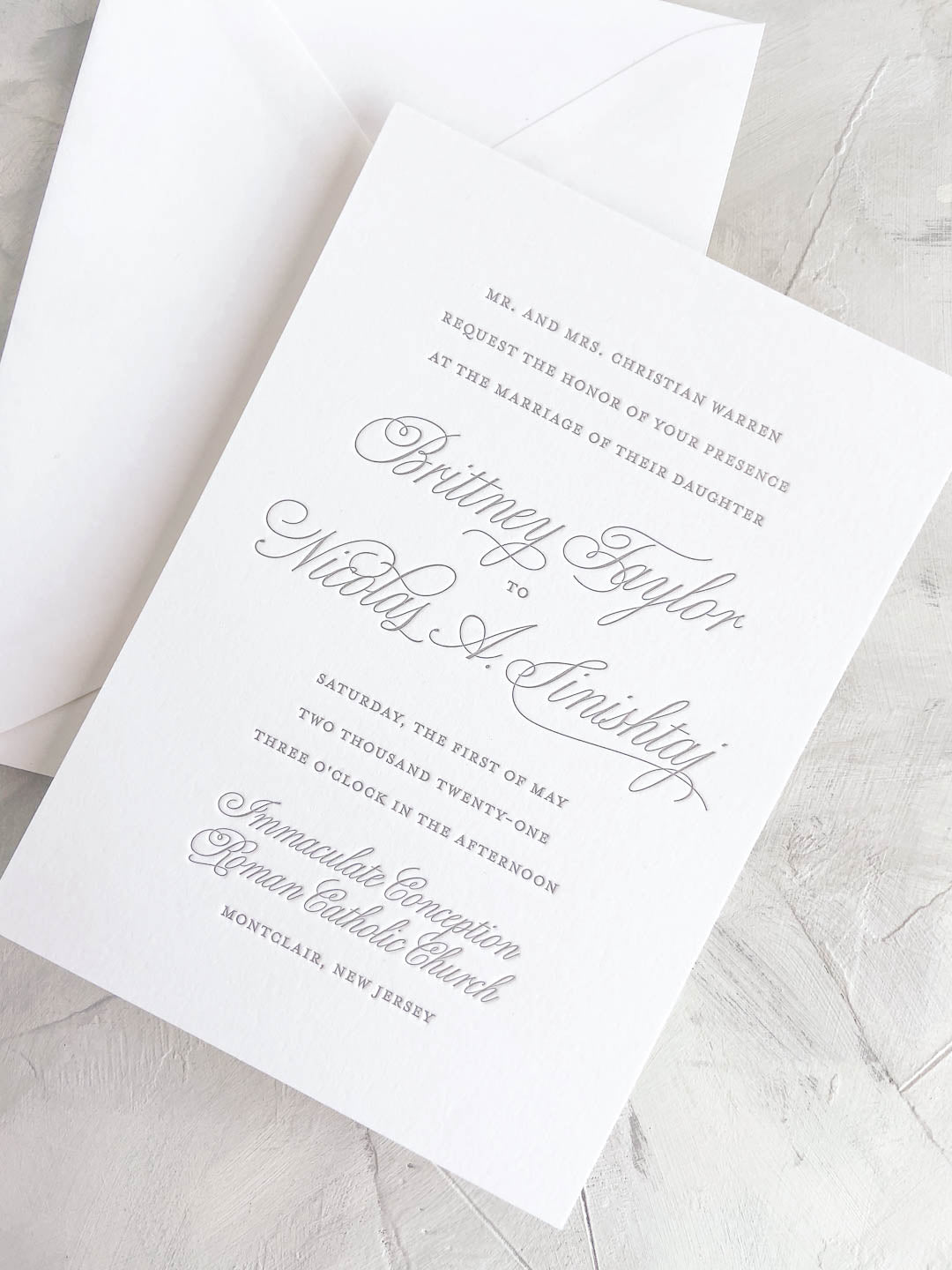 Sarah Wedding Invitation
