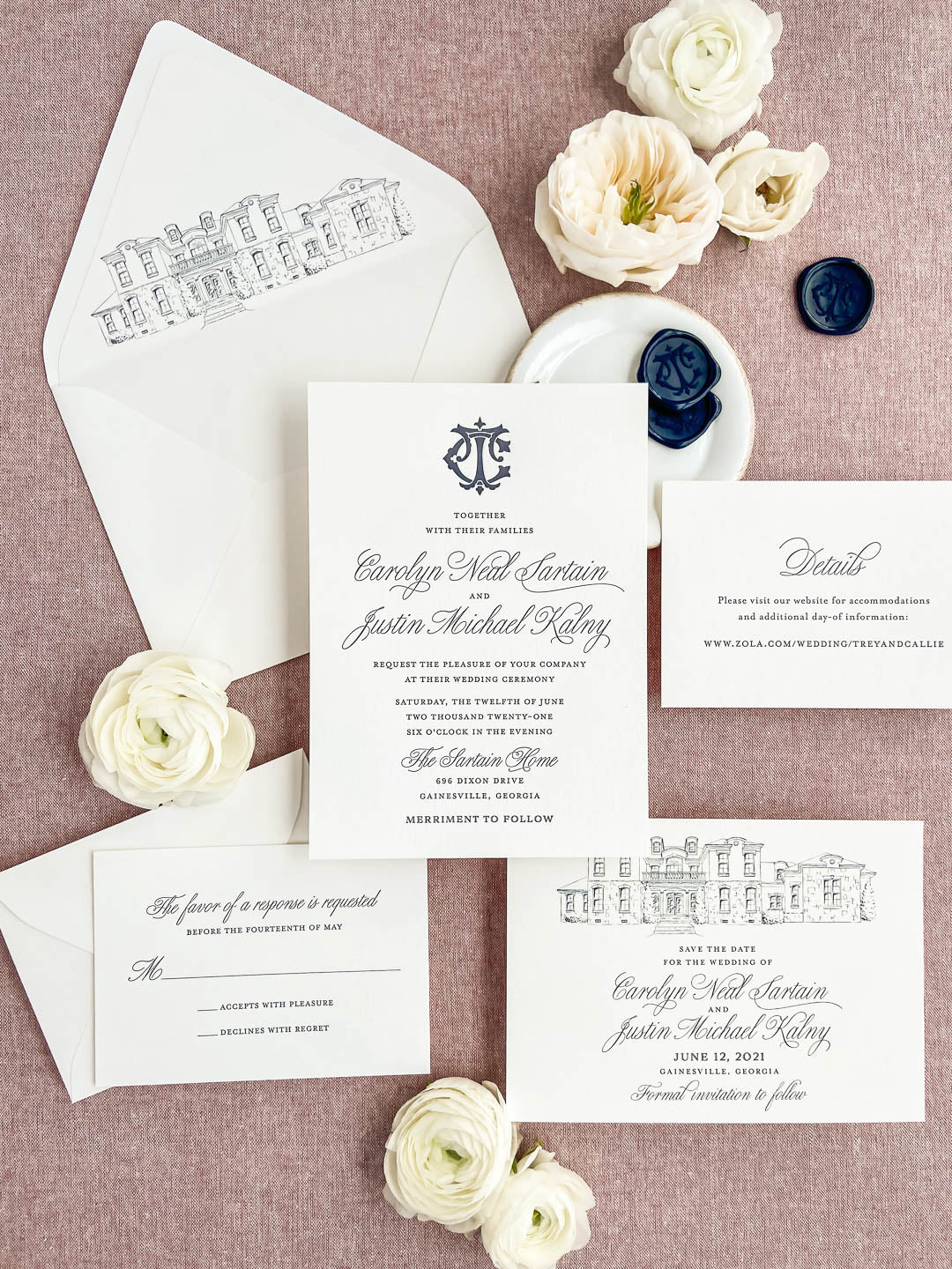 Sarah Wedding Invitation