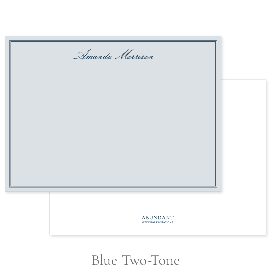 Classic Flat Notecard
