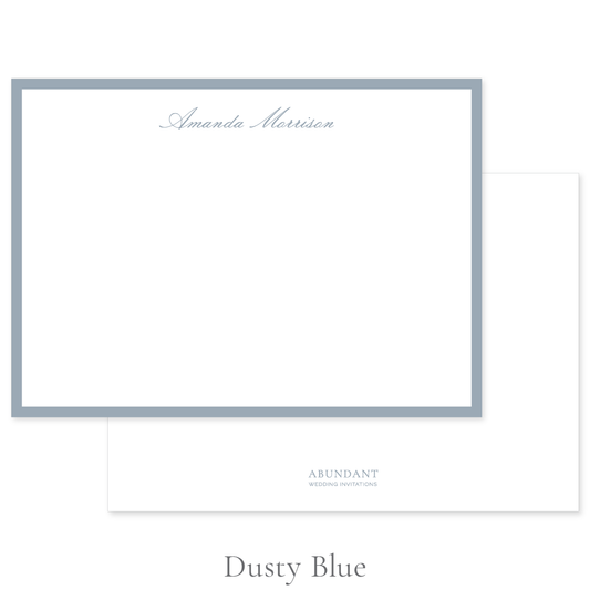 Classic Border Flat Notecard