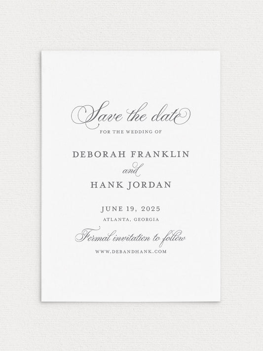 Deborah Save the Date