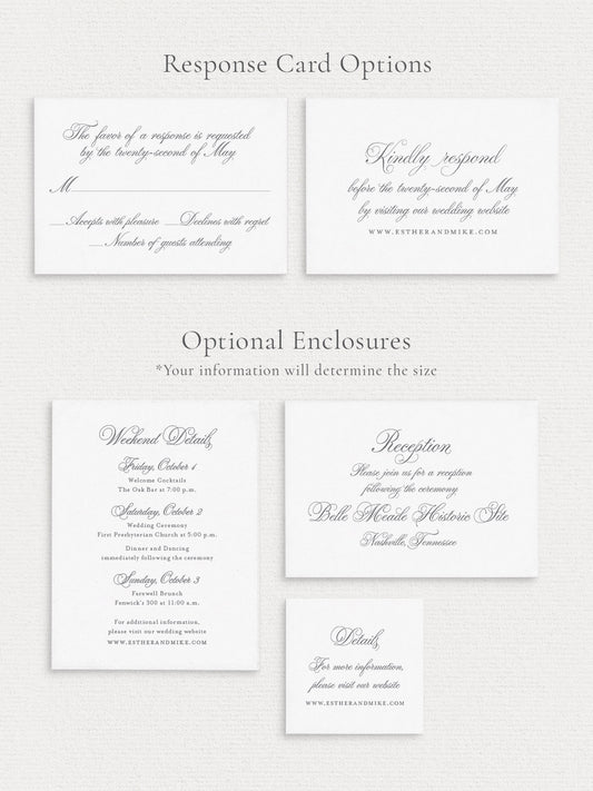 Esther Wedding Invitation