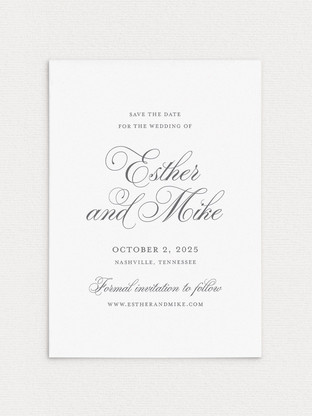 Esther Save the Date