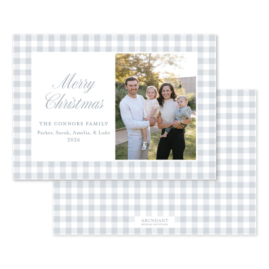 Gingham Blue Landscape