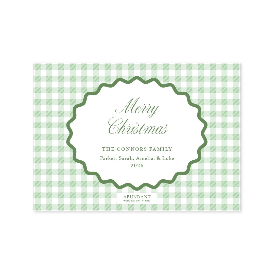 Gingham Green Ric Rac Landscape