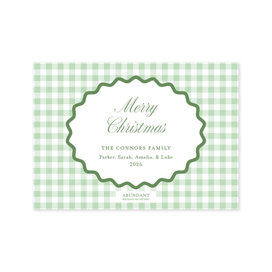 Gingham Green Ric Rac Landscape