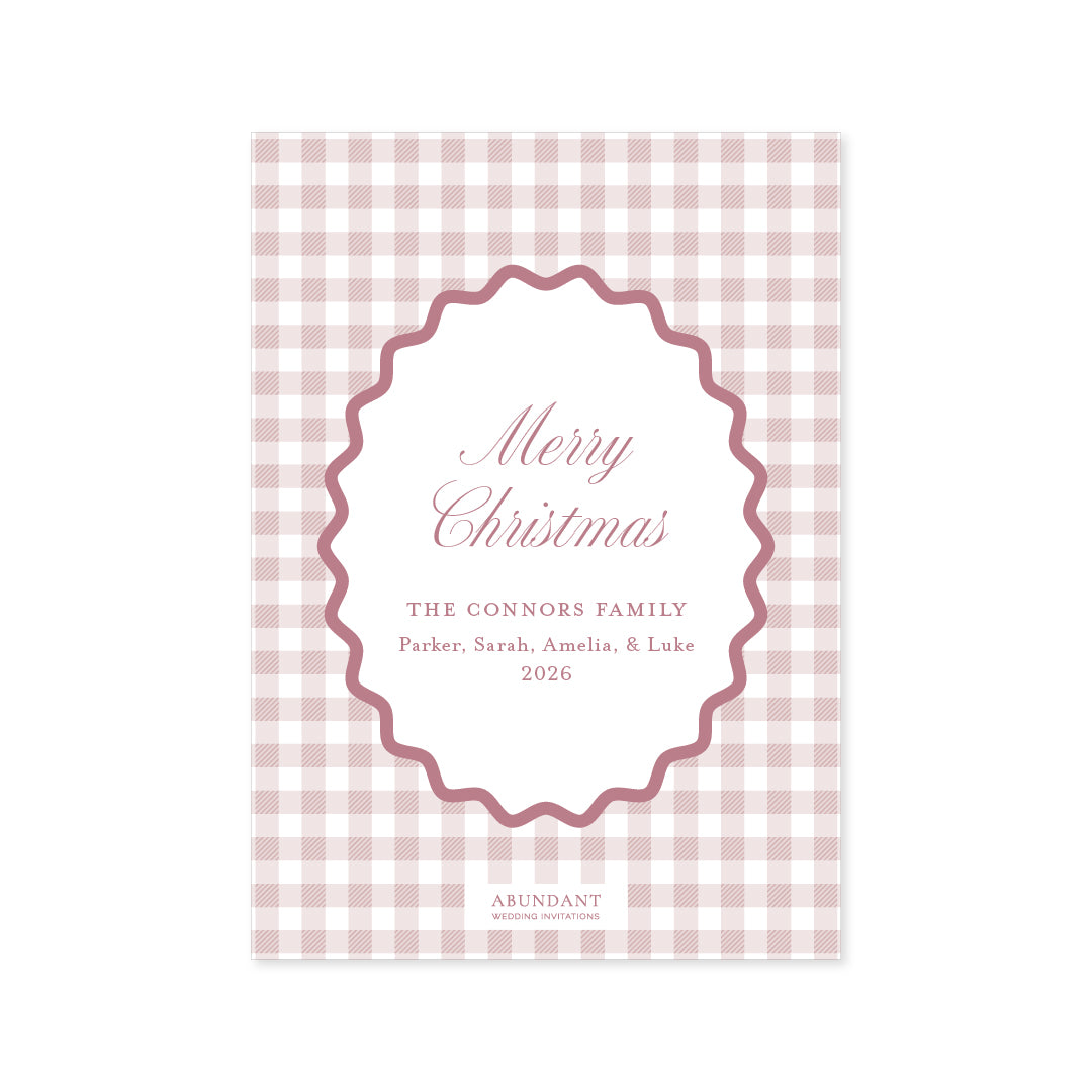 Gingham Pink Ric Rac