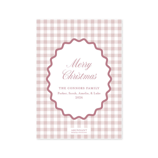 Gingham Pink Ric Rac