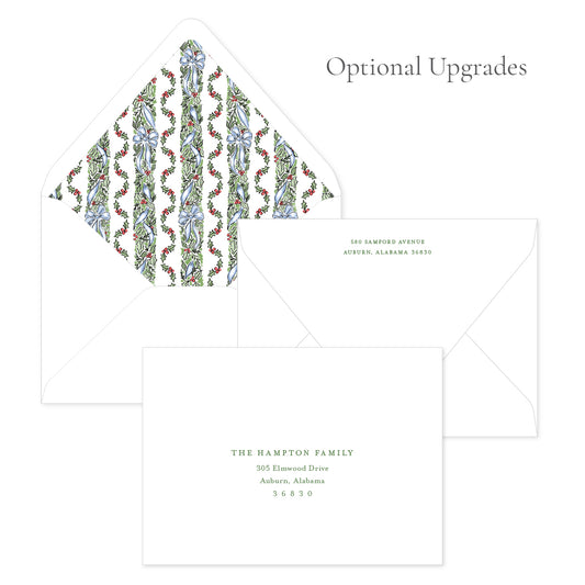 Holly Garland Blue Landscape