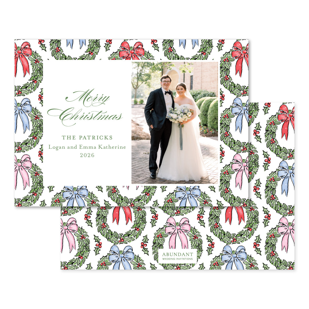 Holly Wreath Border Landscape