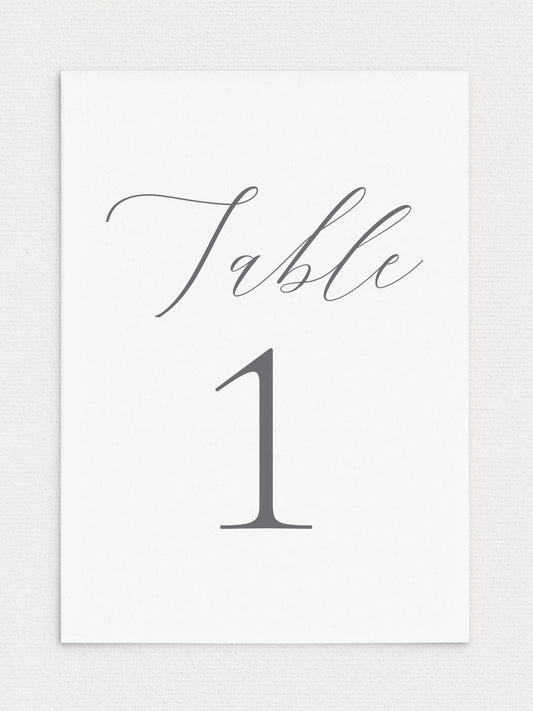 Miriam Table Numbers