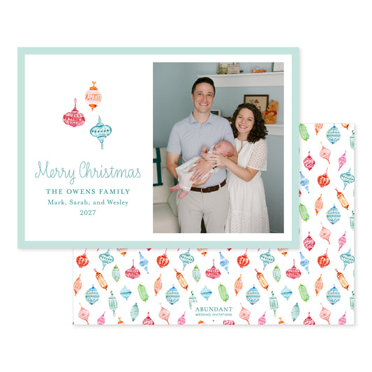 Christmas Ornaments Landscape