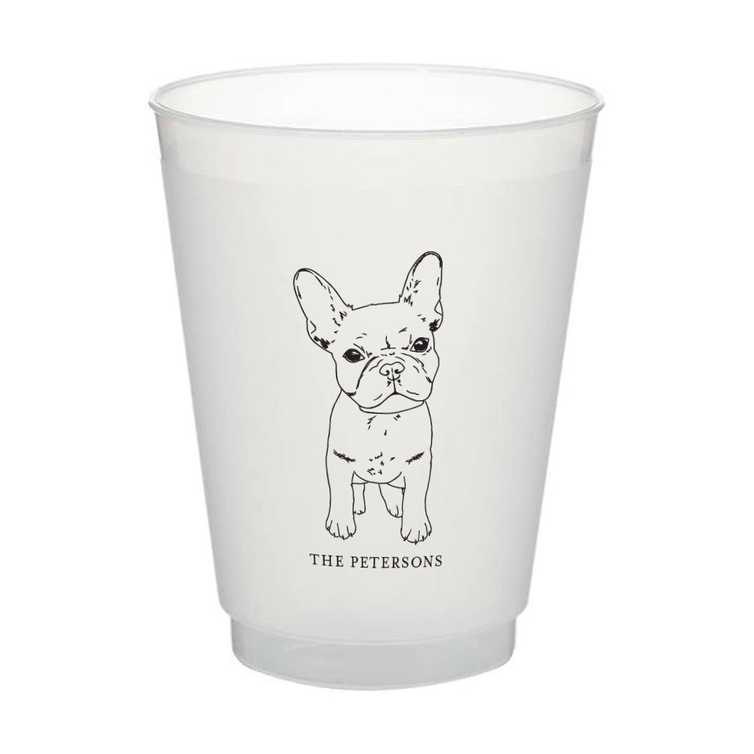 Pet Illustration Frosted Cups