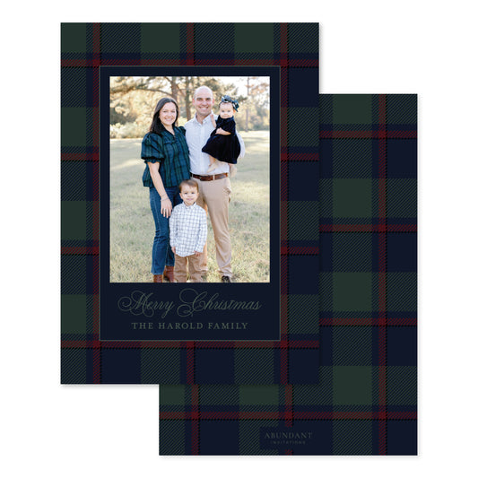 Plaid Dark Green