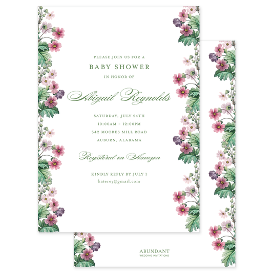 Primrose Baby Shower