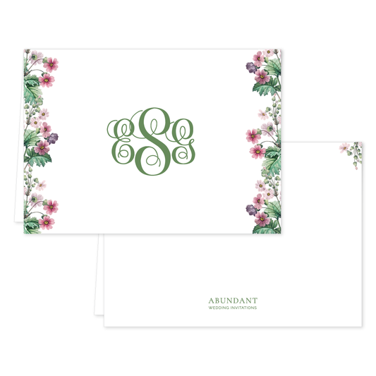 Primrose Folded Notecard