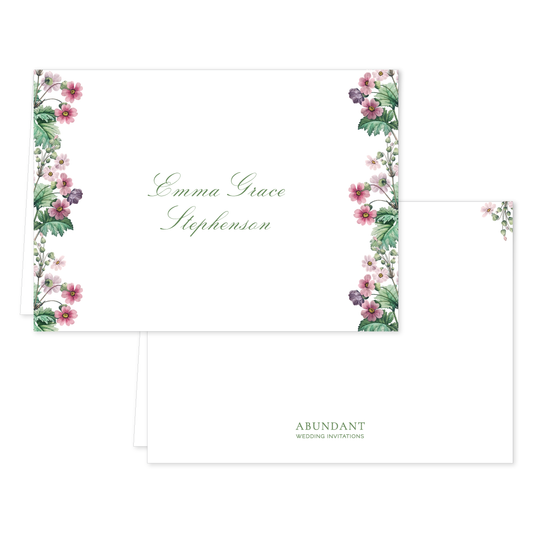 Primrose Folded Notecard