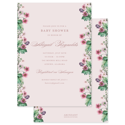 Primrose Pink Baby Shower