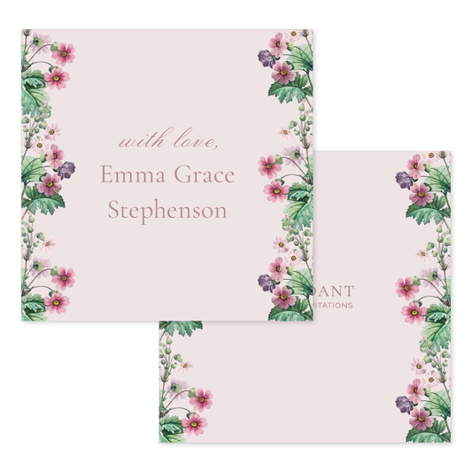 Primrose Pink Calling Card
