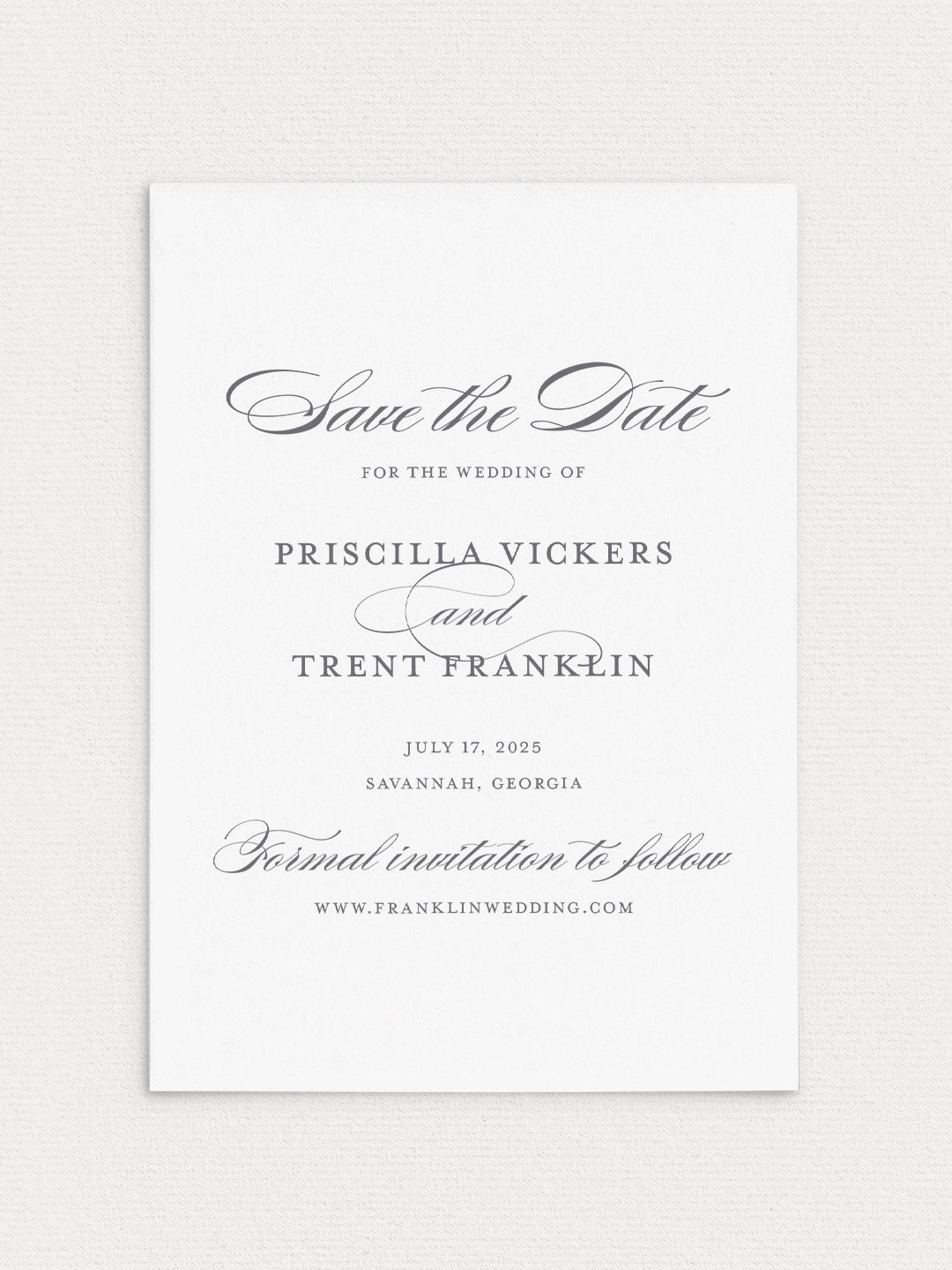 Priscilla Save the Date