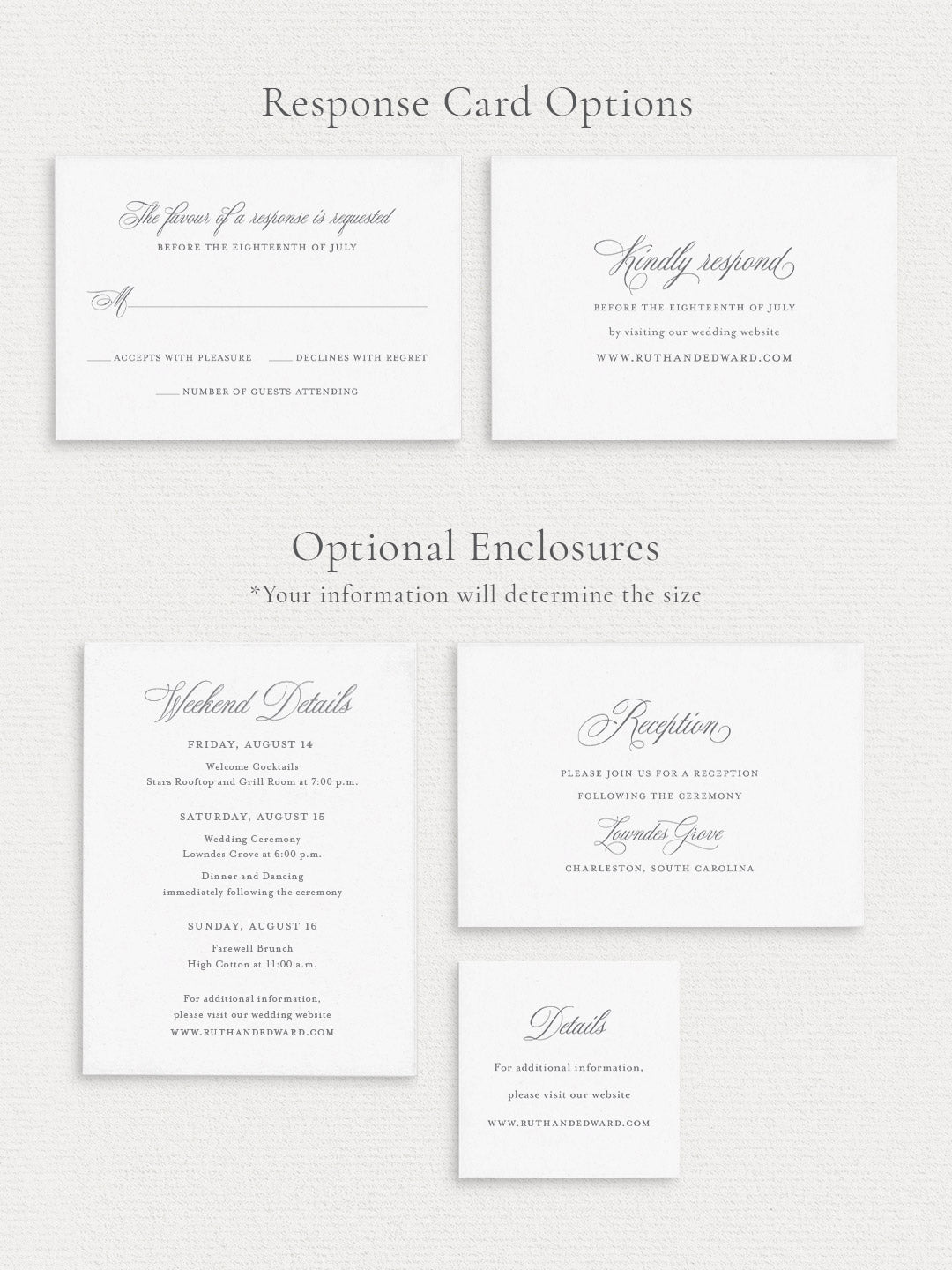Ruth Wedding Invitation
