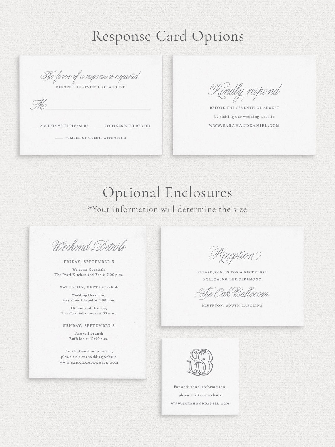 Sarah Wedding Invitation