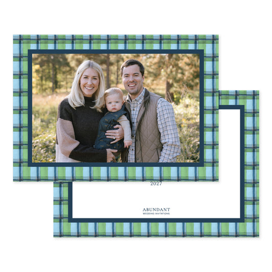 Tartan Blue Frame Landscape