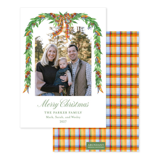 Tartan Garland Orange