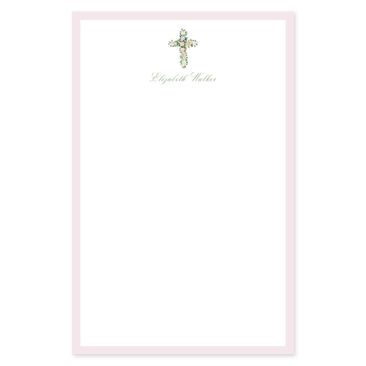 Watercolor Cross Notepad