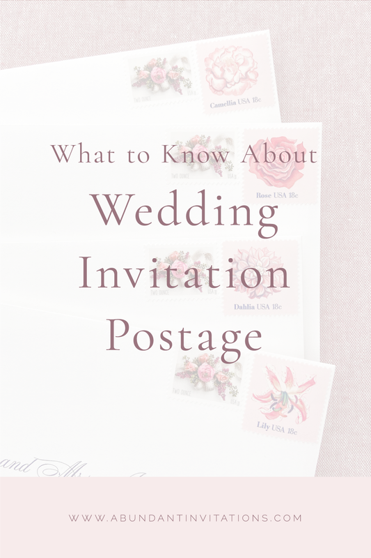 Wedding Invitation Postage