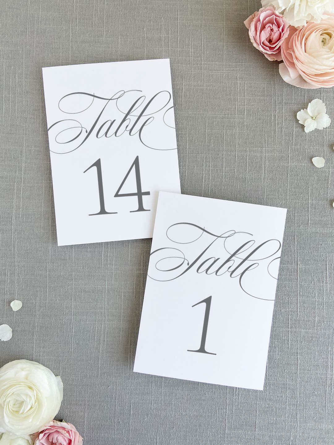 Table Numbers