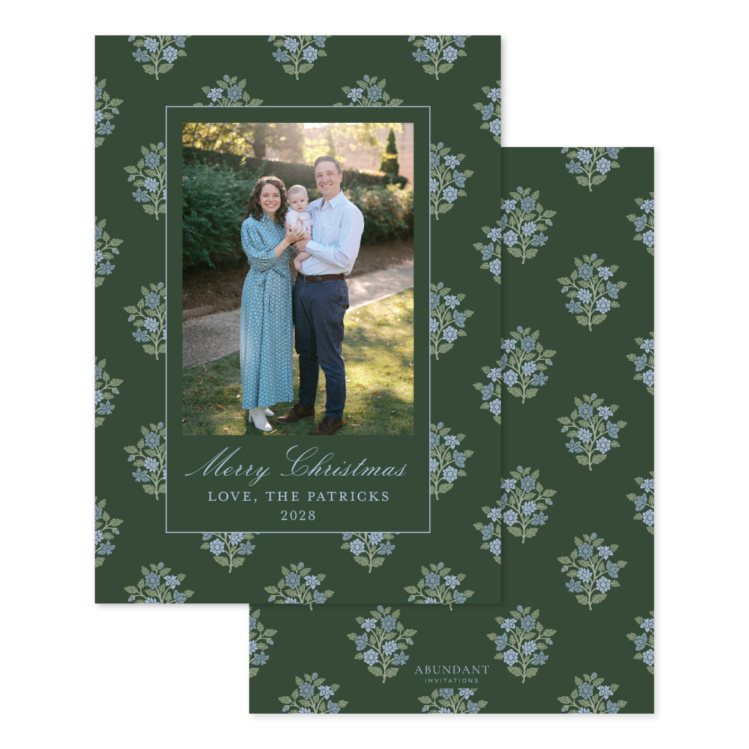 Block Print Green