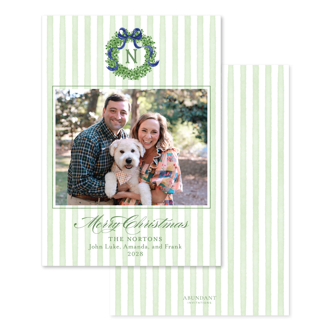 Boxwood Wreath Blue