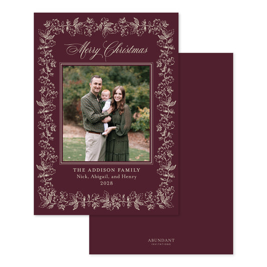 Floral Border Cabernet