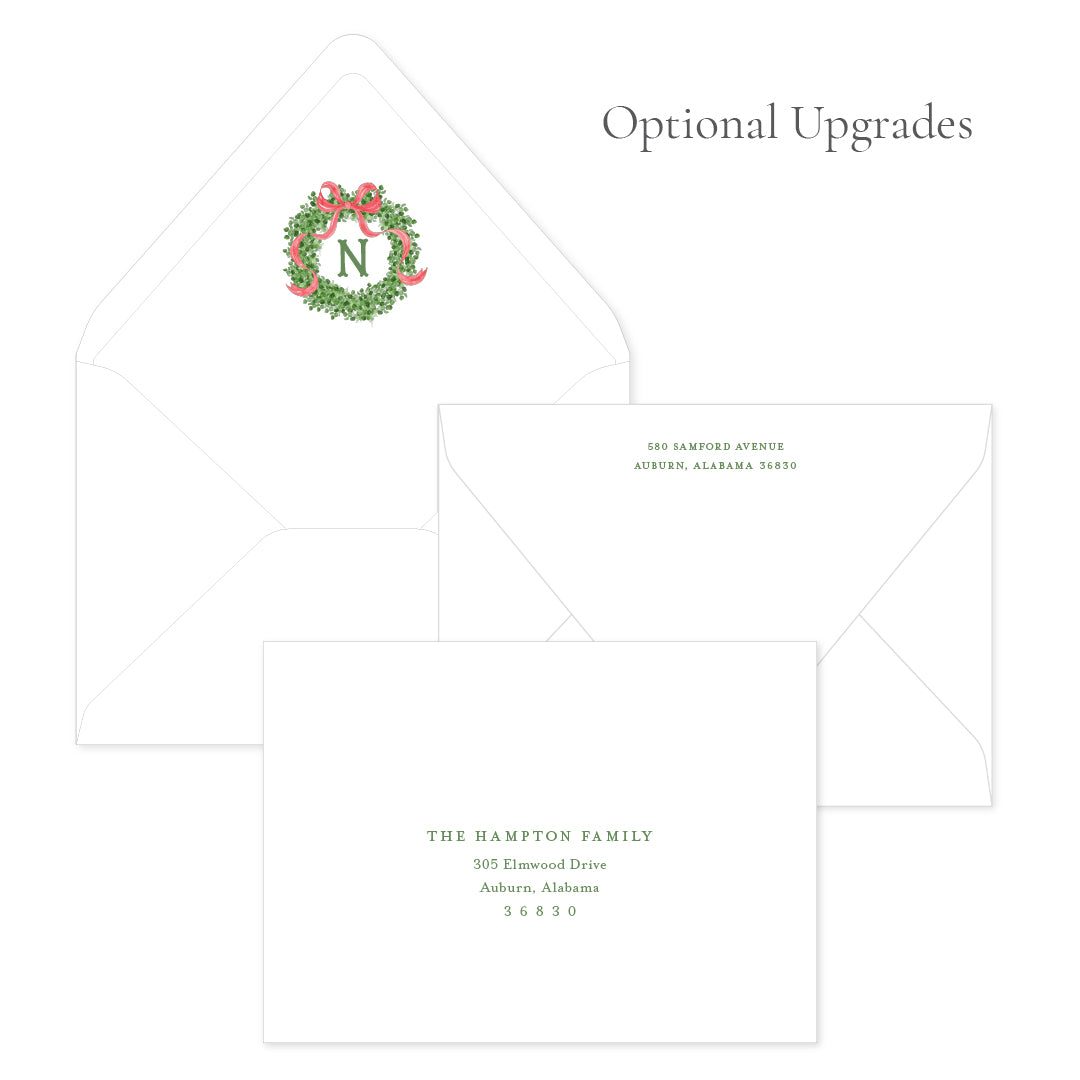 Boxwood Wreath Red