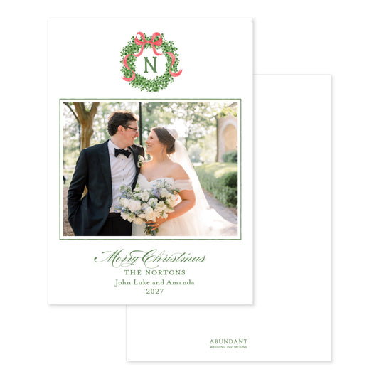 Boxwood Wreath Red
