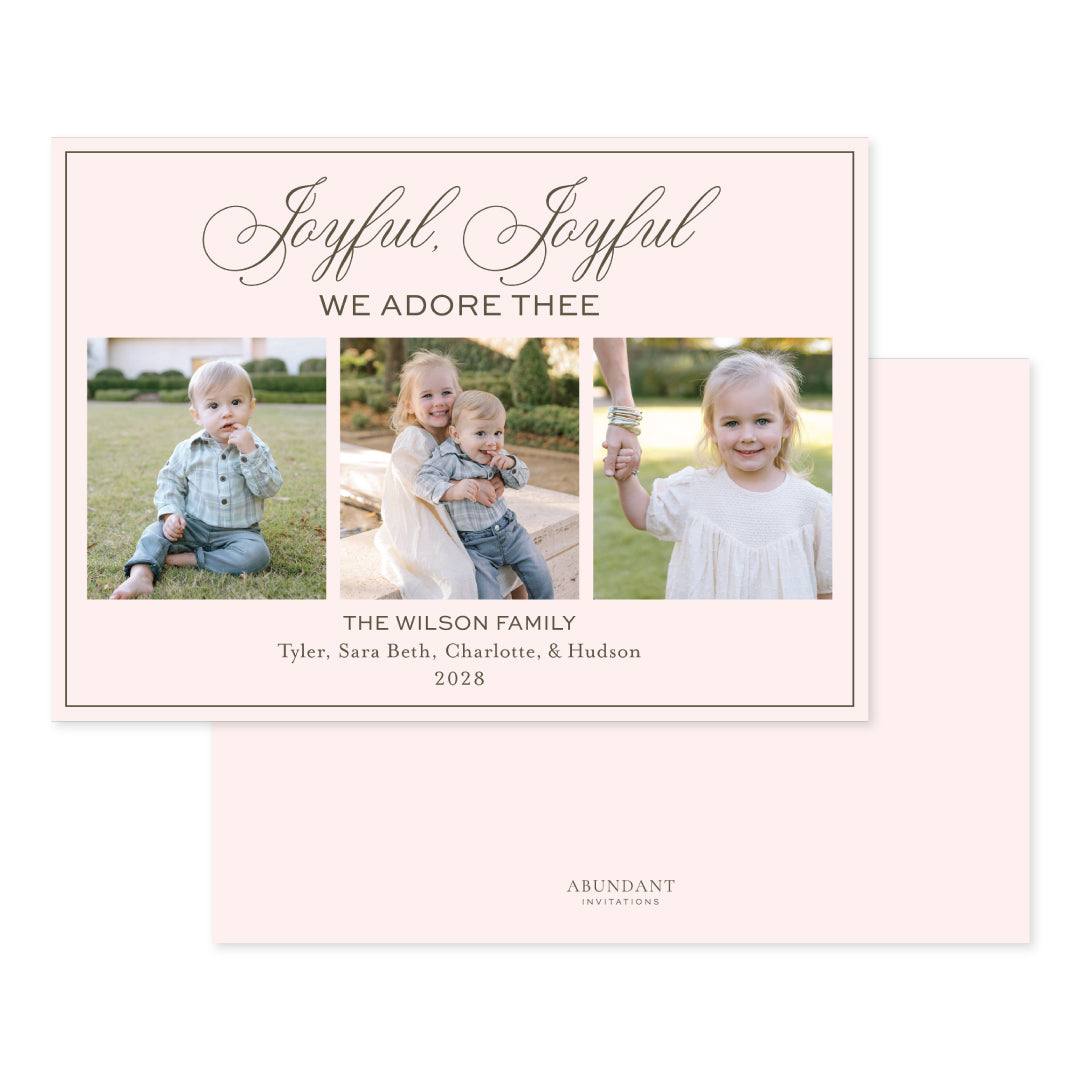 Joyful Joyful Pink Landscape