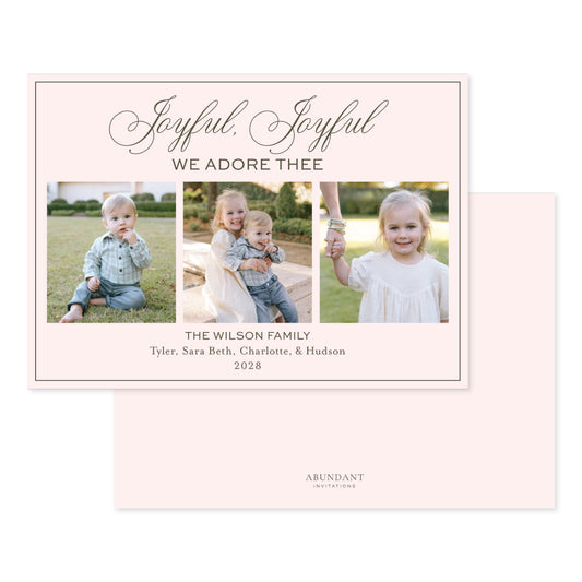 Joyful Joyful Pink Landscape