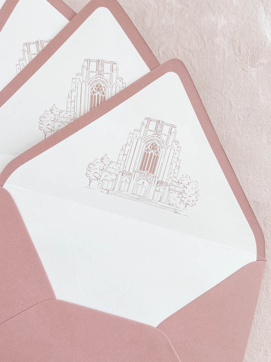 Venue Illustration Envelope Liners