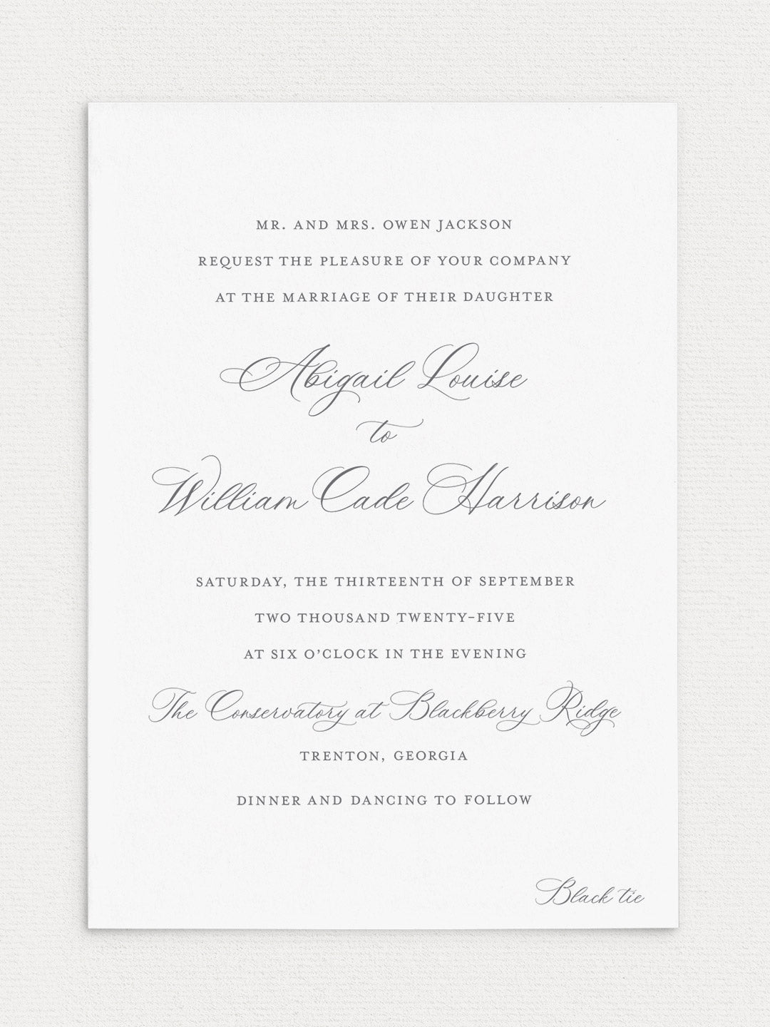 Abigail Wedding Invitation