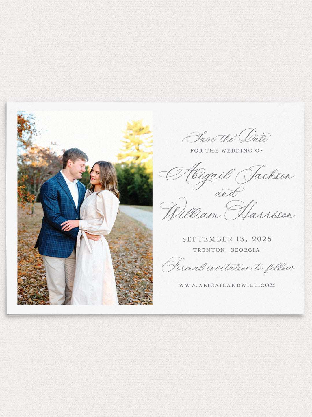 Abigail Photo Save the Date